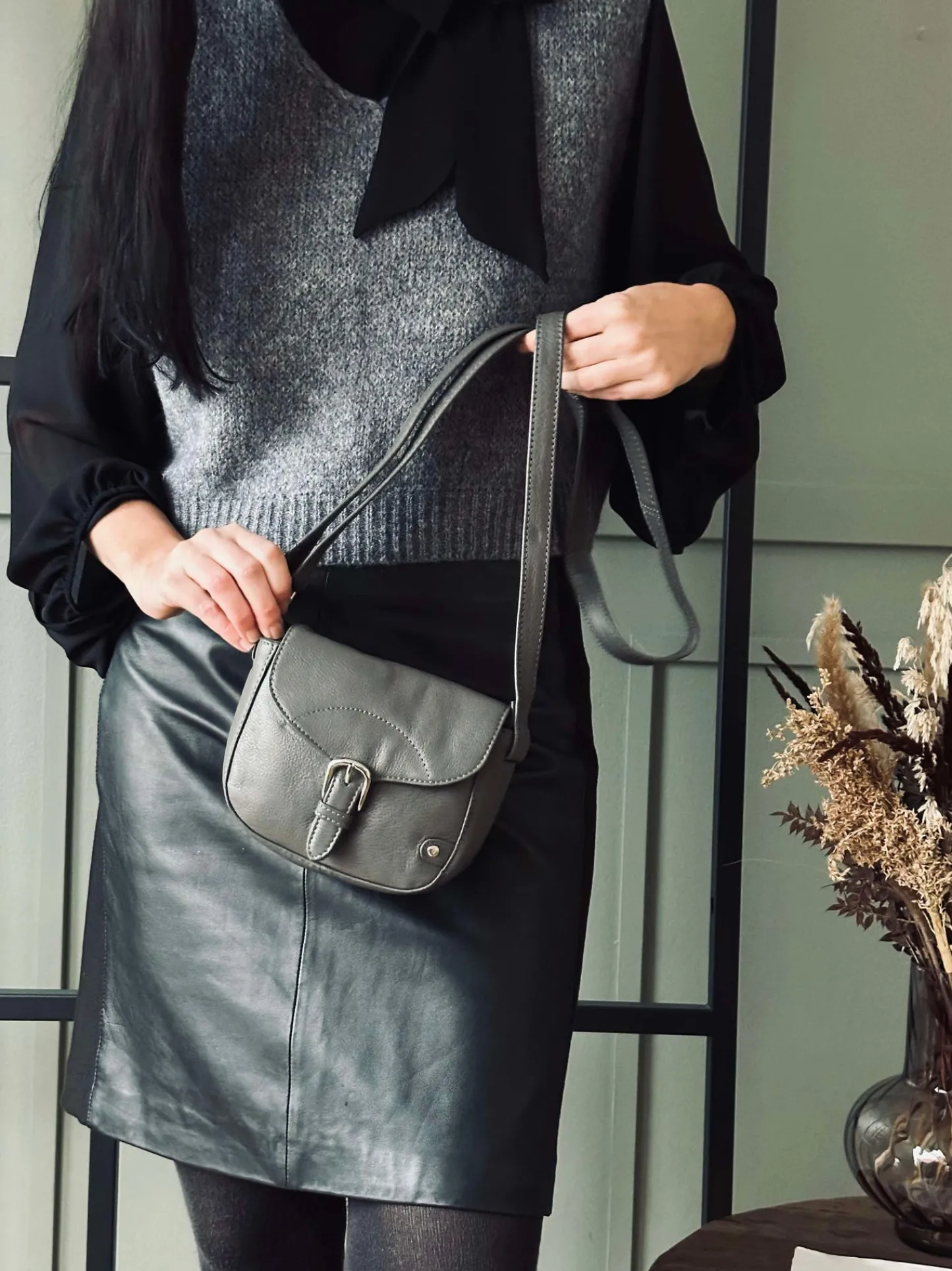 VIAMAJA Crossbody Aura Grey