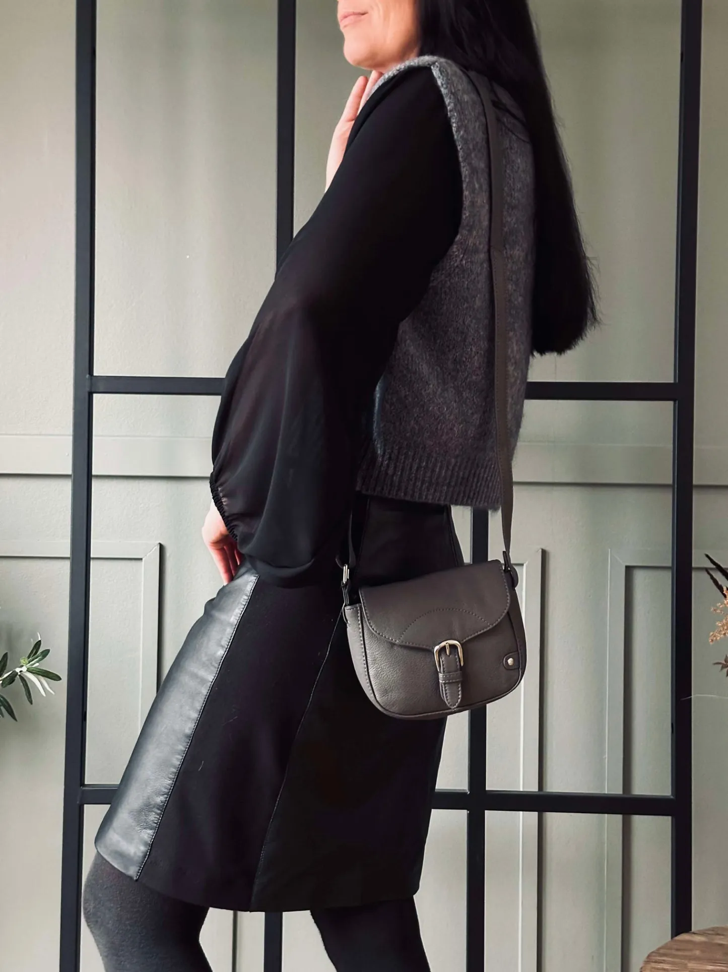 VIAMAJA Crossbody Aura Grey