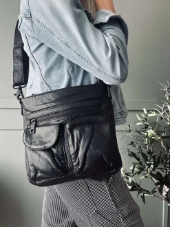 VIAMAJA Crossbody Black – Ultra blød Outlet