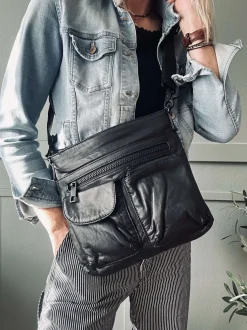VIAMAJA Crossbody Black – Ultra blød Outlet