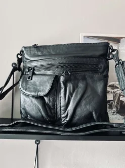 VIAMAJA Crossbody Black – Ultra blød Outlet