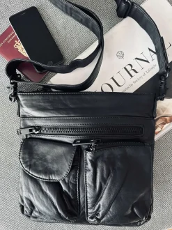 VIAMAJA Crossbody Black – Ultra blød Outlet