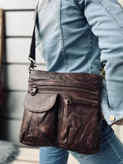 VIAMAJA Crossbody BROWN - Ultra blød