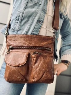 VIAMAJA Crossbody CHESTNUT - Ultra blød Clearance