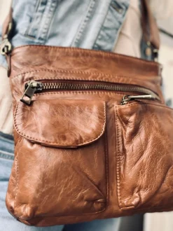 VIAMAJA Crossbody CHESTNUT - Ultra blød Clearance
