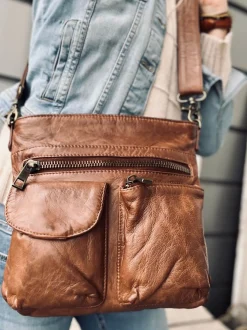 VIAMAJA Crossbody CHESTNUT - Ultra blød Clearance
