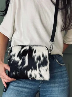 VIAMAJA Crossbody clutch ALICE - COW New