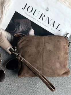 VIAMAJA Crossbody clutch ALICE - Nude brown Outlet
