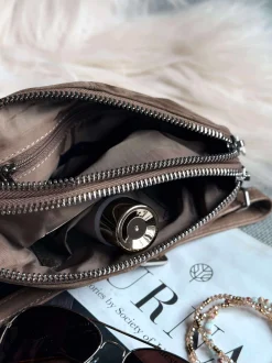 VIAMAJA Crossbody clutch ALICE - Nude brown Outlet