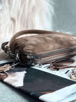 VIAMAJA Crossbody clutch ALICE - Nude brown Outlet