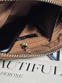 VIAMAJA Crossbody clutch ALICE - Ruskind caramel Outlet