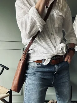 VIAMAJA Crossbody Dina dark cognac Sale