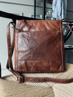 VIAMAJA Crossbody Dina dark cognac Sale
