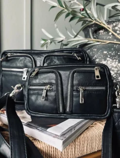 VIAMAJA Crossbody Geneva – Black / silver New