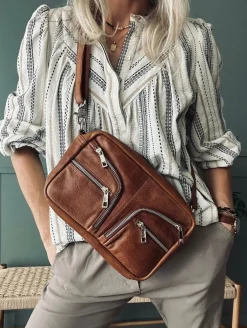 VIAMAJA Crossbody Geneva Big – Walnut Outlet