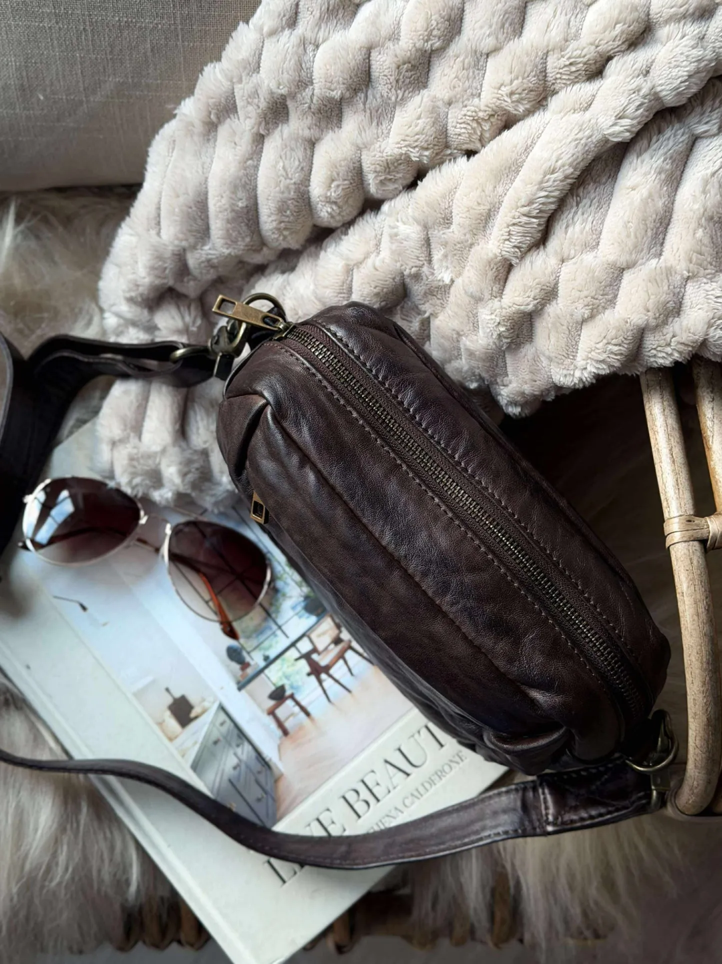 VIAMAJA Crossbody Hanna - Winter brown Hot