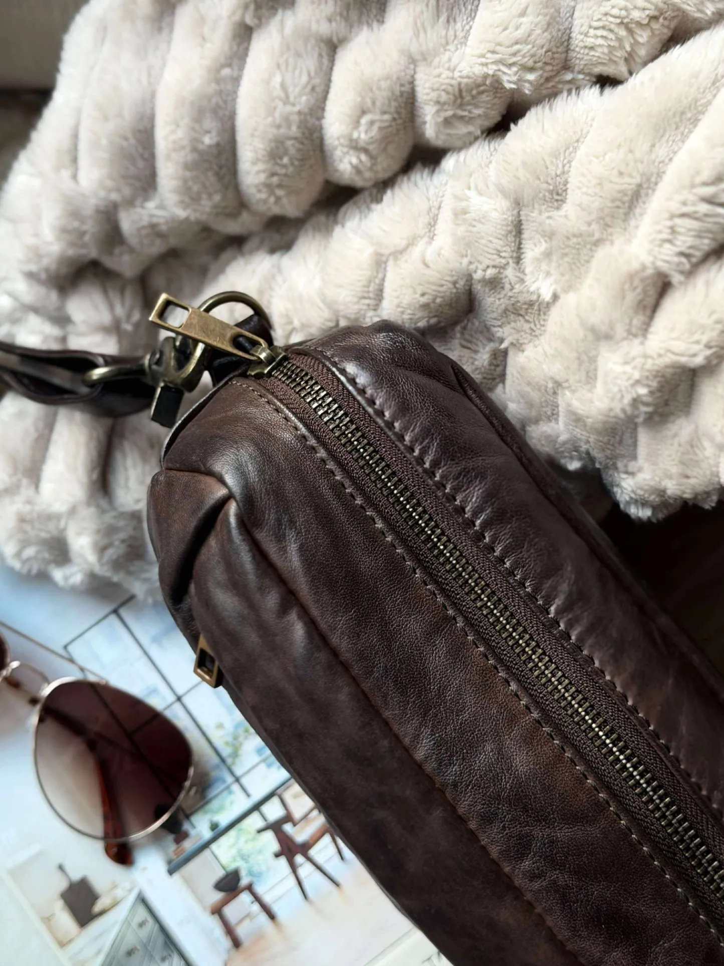 VIAMAJA Crossbody Hanna - Winter brown Hot
