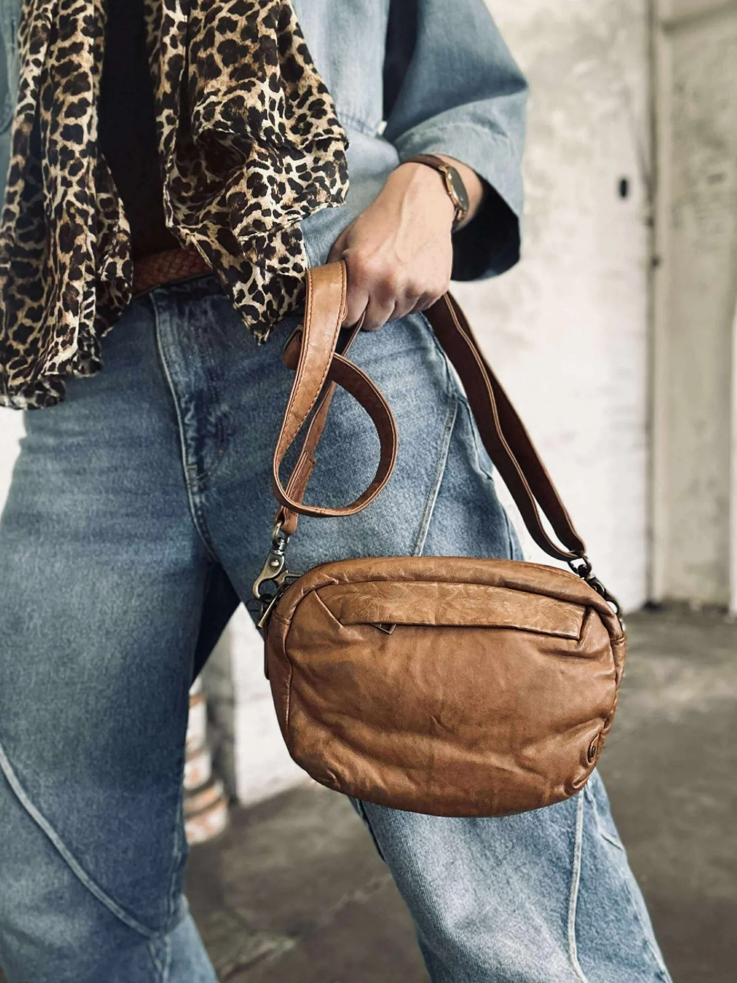 VIAMAJA Crossbody Hanna Cognac Online