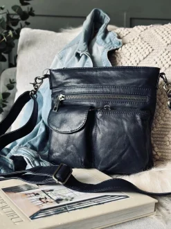 VIAMAJA Crossbody NAVY - Ultra blød