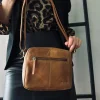 VIAMAJA Crossbody Nola Cognac