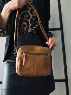 VIAMAJA Crossbody Nola Cognac