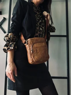 VIAMAJA Crossbody Raw Boheme – Cognac unisex Hot