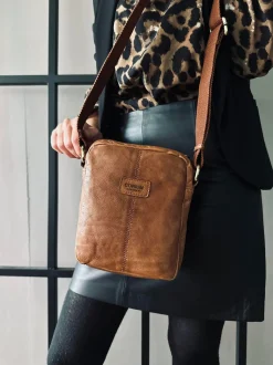 VIAMAJA Crossbody Raw Boheme – Cognac unisex Hot