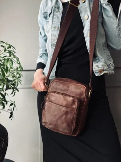 VIAMAJA Crossbody Raw Boheme – Vintage brown Online