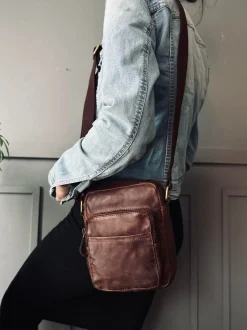 VIAMAJA Crossbody Raw Boheme – Vintage brown Online