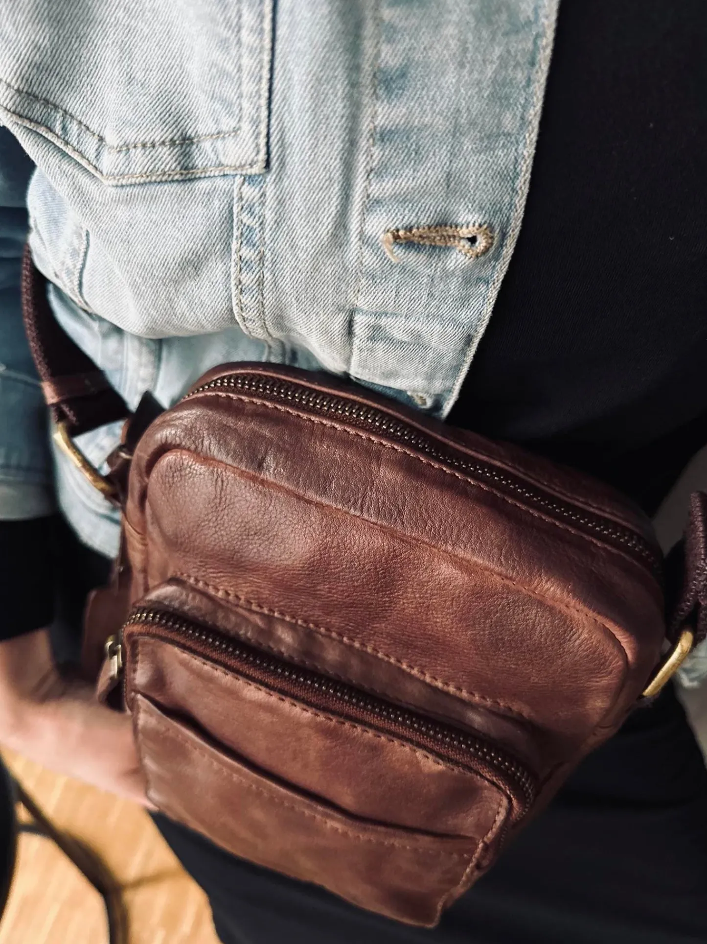 VIAMAJA Crossbody Raw Boheme – Vintage brown Online