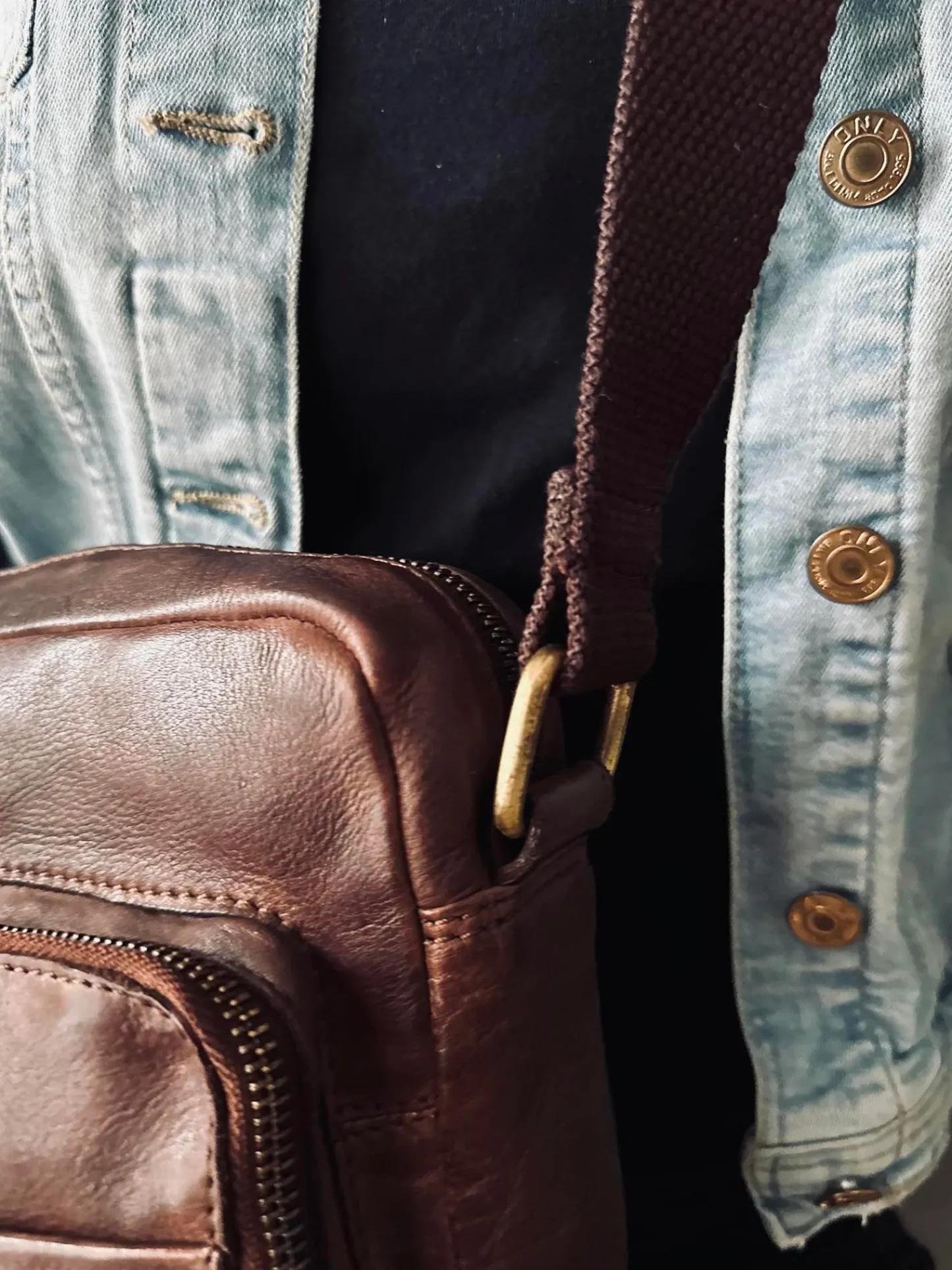 VIAMAJA Crossbody Raw Boheme – Vintage brown Online