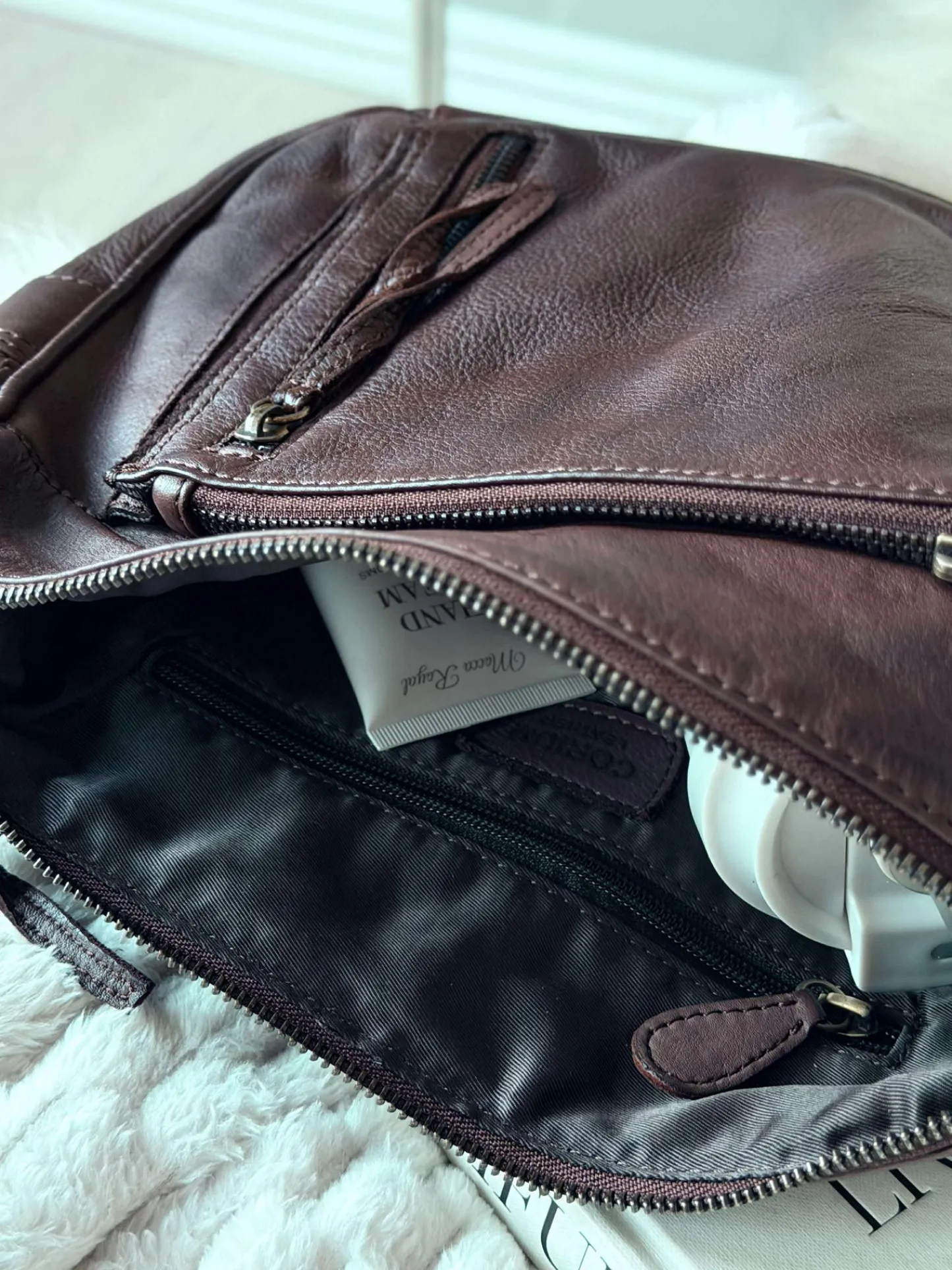 VIAMAJA Crossbody Raw Boheme Big – Brown Best