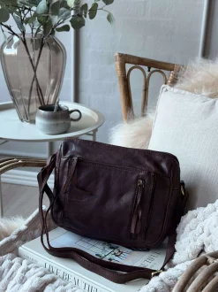 VIAMAJA Crossbody Raw Boheme Big – Brown Best