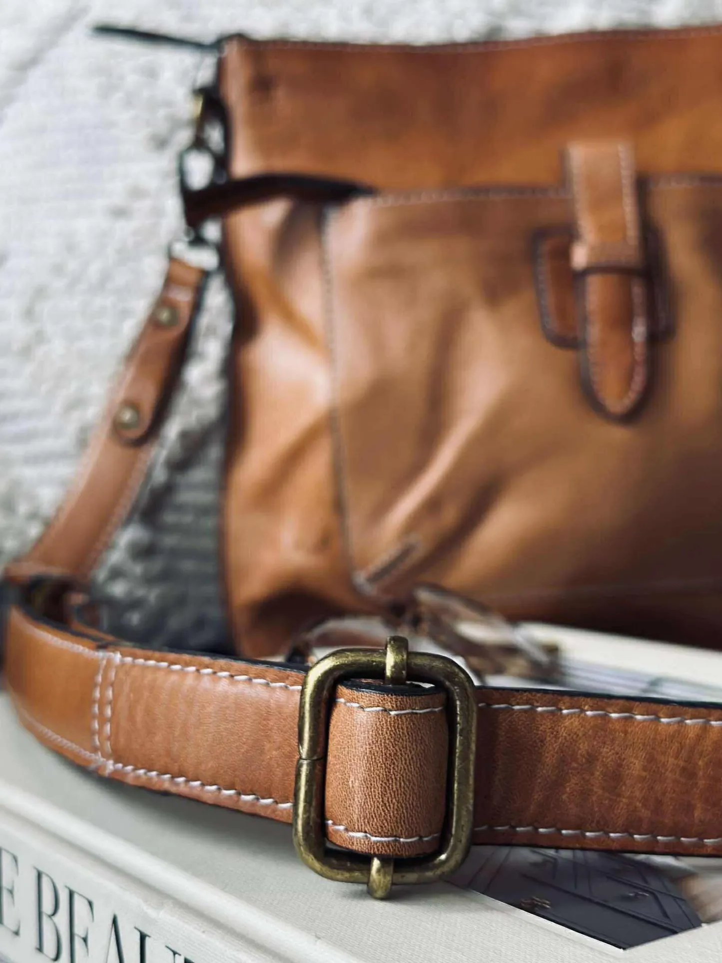 VIAMAJA Crossover Lilia - Small cognac Sale