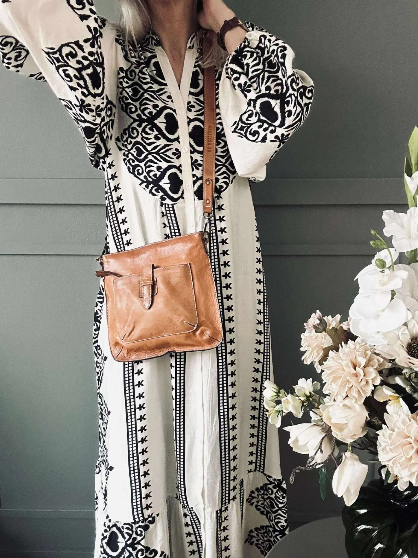 VIAMAJA Crossover Lilia - Small cognac Sale