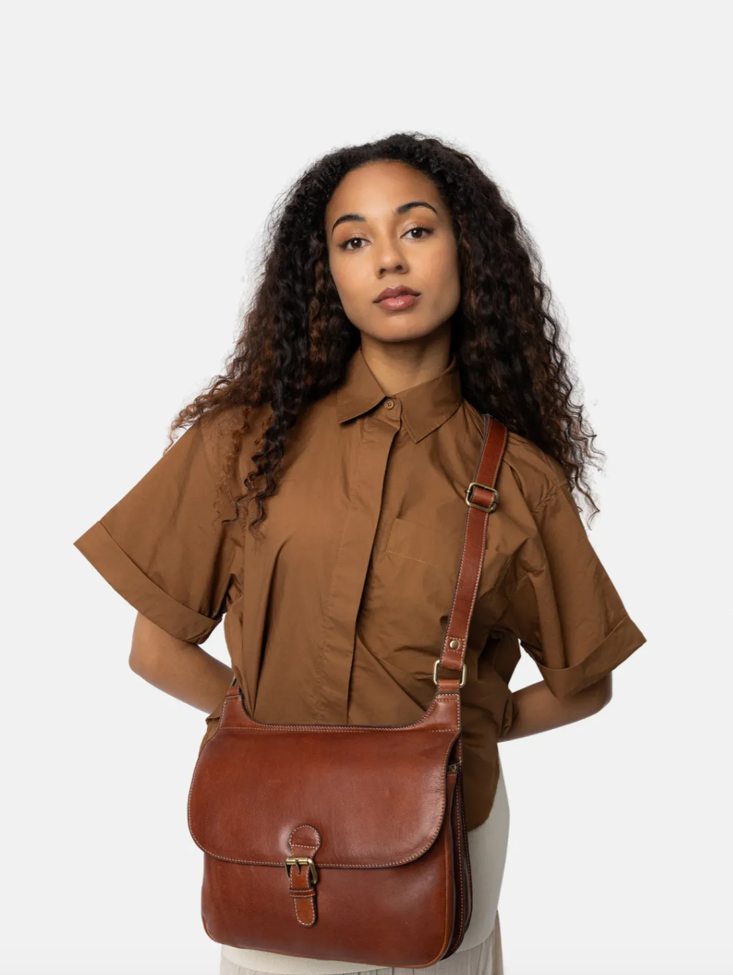 VIAMAJA Crossover Milli big - Cognac Hot