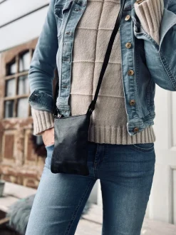 VIAMAJA Crossover mobiltaske - OLINE Black Sale