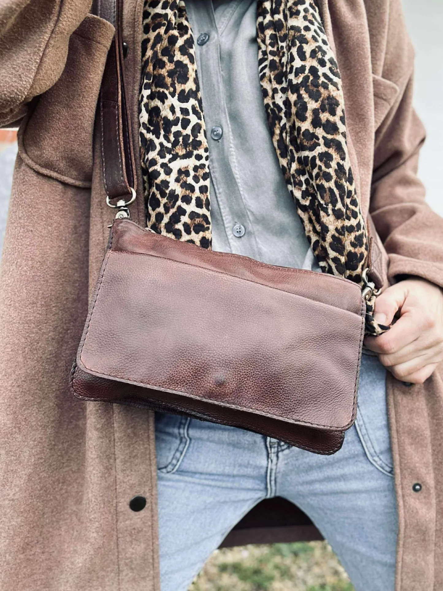 VIAMAJA Crossover Naja - Vintage brown Discount