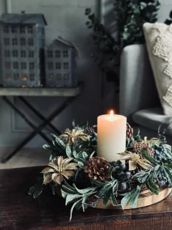 VIAMAJA Deco blomster med glimmer - 4 stk Discount