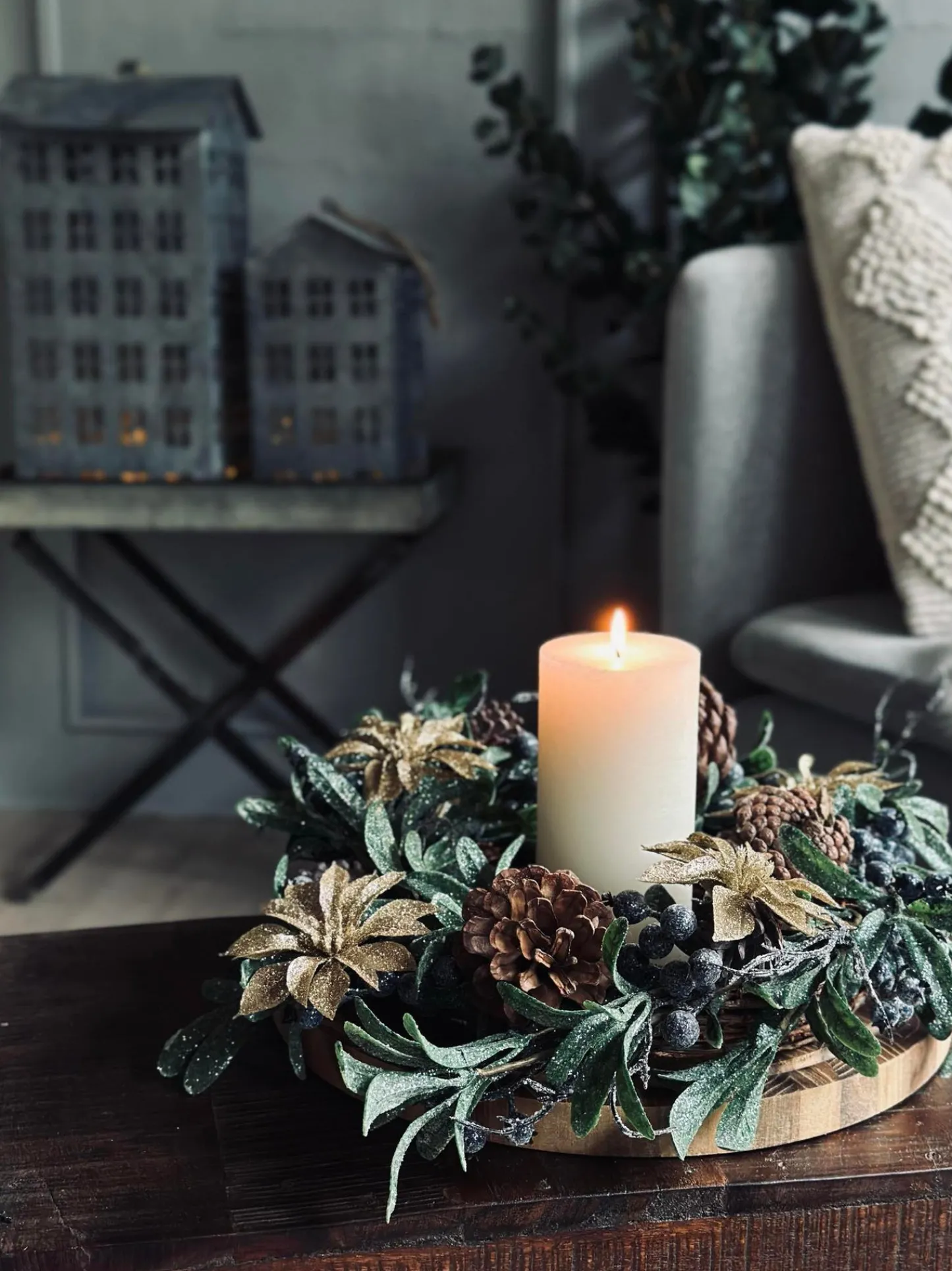 VIAMAJA Deco blomster med glimmer - 4 stk Discount