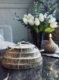 VIAMAJA Deco wood - Sæt med 4 stk. Sale