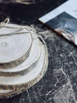VIAMAJA Deco wood - Sæt med 4 stk. Sale