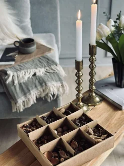 VIAMAJA Deko kasse med naturpynt - MIX Clearance