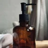 VIAMAJA Dispenser med pumpe - Brun glas New