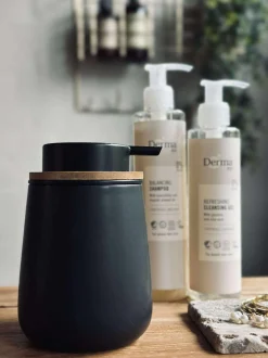 VIAMAJA Dispenser med pumpe Black - Dolomite Hot