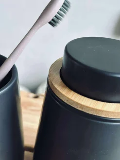 VIAMAJA Dispenser med pumpe Black - Dolomite Hot