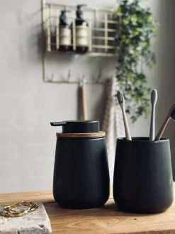 VIAMAJA Dispenser med pumpe Black - Dolomite Hot