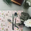 VIAMAJA Dækkeserviet Flora - Rosa Discount