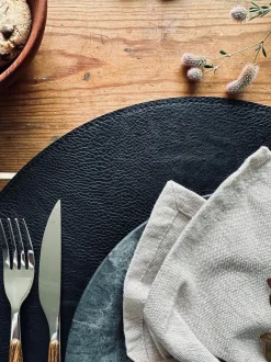 VIAMAJA Dækkeserviet Grå / Sort – Vendbar Clearance