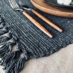 VIAMAJA Dækkeserviet Koks - Recycling Cotton Hot